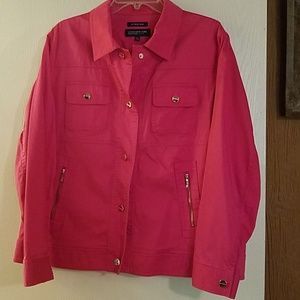 Jones new York stretch pink jacket
